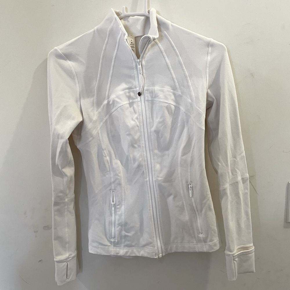 SOLdLululemon athletica define Jacket nulu white size 6